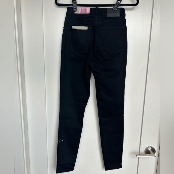 NWT Everlane The Curvy High-Rise Skinny Jean in Black, Size  26 - Picture 6 of 8